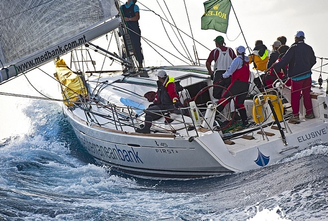 ELUSIVE 2 MEDBANK, Arthur Podesta - Rolex Middle Sea Race 2010 ©  Rolex/ Kurt Arrigo http://www.regattanews.com